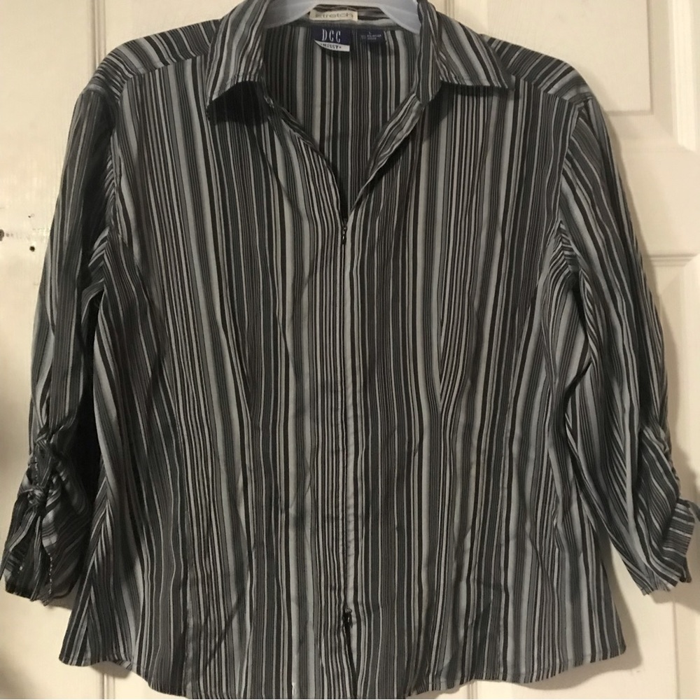 Size large stretch DCC Missy top blouse